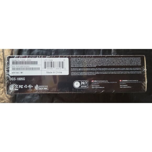 D-Link 5-Ports External Ethernet Switch DGS-1005G NEW SEALED - Picture 6 of 6